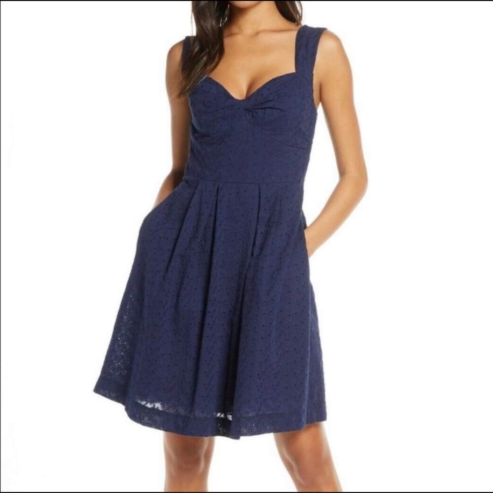 New Navy Blue Lilly Pulitzer Dress